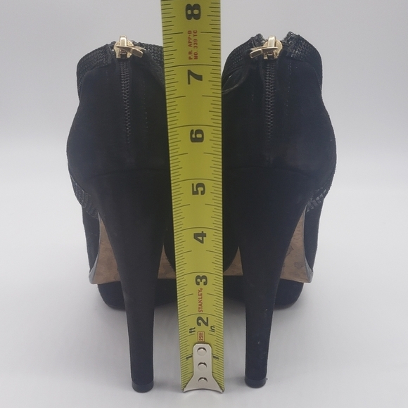 934- FENDI Women's Platform Ankle Booties Made in Italy 36 1/2 EU 6 US - Picture 6 of 10